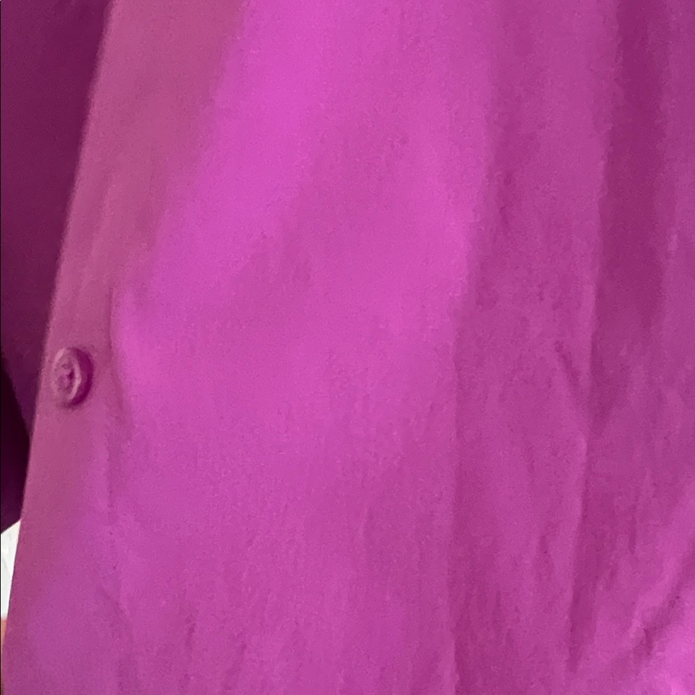 Athleta Oversized Poplin Top Purple - Picture 12 of 14